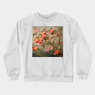 Peach trees and blossoms Crewneck Sweatshirt